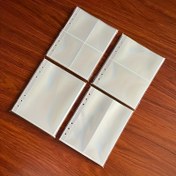 Resim 20 Adet Şeffaf Plastik A5 Yaprak Doldurucu Sayfalar - 3 İnç Fotoğraf Saklama Çantaları, Dayanıklı PP Malzeme, Ofis Malzemeleri, Kartvizitler ve Fotoğraf Albümleri için Düzgün Dikdörtgen Organizatör 
