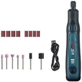 Resim 1 Takım Gravür Uzun Ömürlü Kullanışlı Dayanıklılık Usb Şarj Elektrikli Öğütücü Kalem Seti B 