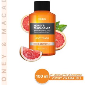 Resim Kundal Honey & Macadamia Pink Grapefruit Pure Body Wash 100 ML 
