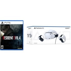 Resim Sony Playstation 5 Ps Vr2 Ps5 Sanal Gerçekcilik Gözlüğü + Ps5 Resident Evil 4 Remake Oyunlu Bundle 