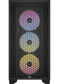 Resim Corsaır Airflow 3000D 3x AR120 RGB 650W Mid Tower Atx Kasa Siyah 