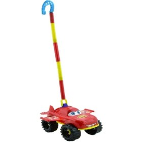 Resim HYD Şimşek Mcqueen Cars Baston Saplı Oyuncak Çıngırak 