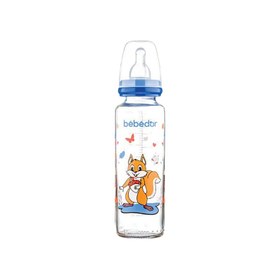 Resim Bebedor Dar Ağızlı Cam Biberon Orta Akış 250ml K31302 