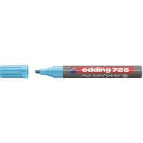 Resim Edding 725 Mavi Neon Tahta Kalemi Kesik Uç 