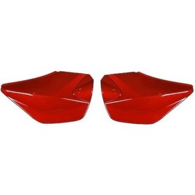 Resim Mondial 125mh Kırmızı Akü Kapağı Takımı 