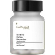 Resim LIVE YOURSELF Rhodiola Melissa Magnesium 60 Kapsül 