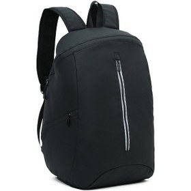 Resim Tenfowee Siyah Motosiklet Kask Çantası, Su Geçirmez Polyester, Büyük Kapasiteli, Günlük/ofis Malzemeleri, Spor Aletleri Taşıma, Reflektif Özellikli Sırt Çantası Siyah 