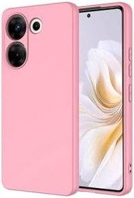 Resim Zipax Tecno Camon 20 Pro 4G İle Uyumlu Kılıf Lansman İçi Kadife Silikon Zr Mara Pembe 
