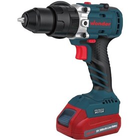 Resim Wonder WAM25S2 20V 2.0AH Li-ion Çift Akülü Kömürsüz Darbeli Matkap 