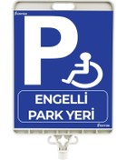 Resim Üstün Dikdortgen Levha Engelli Park Yeri 