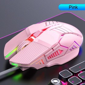 Resim Microcase 3200 Dpı Ergonomik Sessiz Kablolu Rgb Işıklı Gaming Oyuncu Mouse - AL4929 