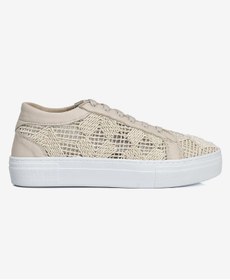 Resim Greyder Kadın Bej Hakiki Deri Sneaker Ayakkabı 3Y2SA50741 