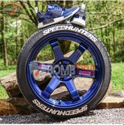 Resim Speedhunter Lastik Yazısı Oto/motor Sticker Arma Yeni Model Kabartmalı Yazı 2.5 Cm Ürün 