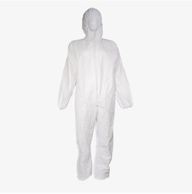 Resim Tek Kullanımlık 55gr. Laminasyonlu Beyaz Tulum Boya Kimya Tamirat İşlerinde 