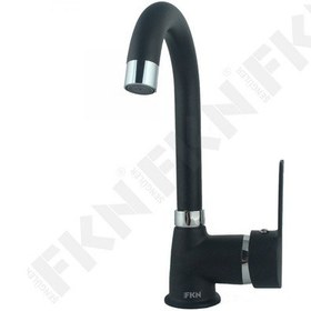 Resim Fkn Krom - Siyah Detaylı Lavabo Bataryası 