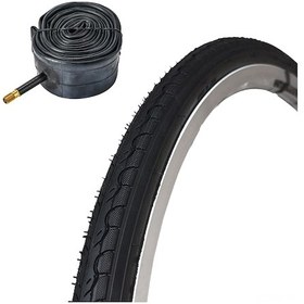 Resim Reedark Bicycle Lastik Seti 700 25c K193 Dış Lastik + 700 23-25c Fv-60 Mm Valf İç Lastik - Hafif, Dayanıklı, Anti-kayma, Yağmurlu Günler İçin İdeal 