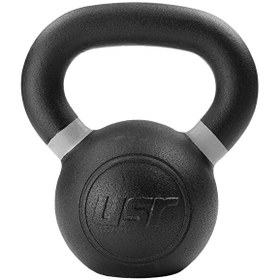 Resim KB10 10 KG Döküm Siyah Kettlebell 