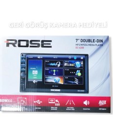 Resim Rose DC-6300 Bt 7 Inç Double Oto USB Sd Bluetooth Teyp 