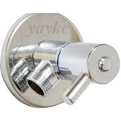 Resim Yayke Aç Kapa Multi Çubuk Kol Taharet Musluğu 4 Adet Krom 