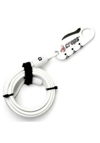 Resim Crops Q4 8x1800mm Değiştirilebilir Şifreli Bisiklet ve Çok Kullanışlı Kilit 