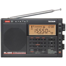 Resim Tecsun PL-680 Radyo FM Dijital Ayarlama Tam Bant FM/MW/SBB/PLL SENTEZLİ Stereo Radyo 