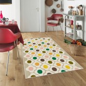 Resim Nuvomon Çiçek Desenli Mutfak Halısı - 80x150 cm 