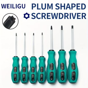 Resim 1/2/4/11 adet WEILIGU Torx uç seti Altı köşeli çiçek desenleri Tornavida Güvenlik torx t5t6t7t8t9t10t15t20t25t27t30 
