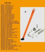 Resim Cloudstore Ktm Xc Xcw Xcf Xcfw Exc Excf Te Fe Tx Fx Fs İçin Orange 17-22 Sku Ayarlanabilir Yan Sehpa 
