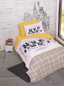 Resim Cotton Box Genç Odası Tek Kişilik Complete Set Worldwide Hardal 