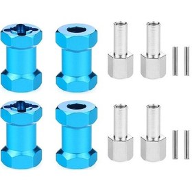 Resim D90 Ax10 Cc01 Scx10 F350 Araçlar İçin 20mm Genişletilmiş Alüminyum Kombinasyon Seti 