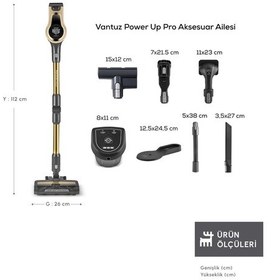 Resim Karaca Power UP Pro Şarjlı Dikey Süpürge 