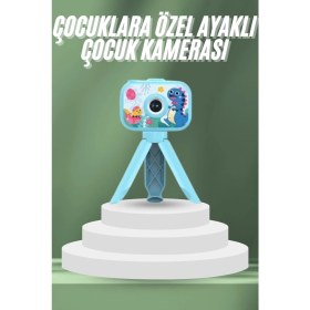 Resim Ds-Derin Çocuklara Özel Ayaklı Mini Fotoğraf Makinesi Dijital LCD Ekran 