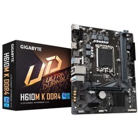 Resim GIGABYTE H610M K rev.1.0, 2xDDR4, M.2, HDMI, 12-13.Nesil, LGA1700 Soket, Anakart Gigabyte