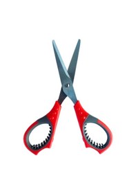 Resim Kolay Tutmaçlı Çelik Çocuk Makası 14 Cm - Kırmızı 