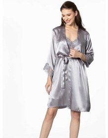 Resim Pierre Cardin 6'Lı Kısa Gecelik Sabahlık Çeyiz Set 6040 Royal Ren (546534693) 