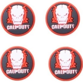 Resim Call Of Duty Xbox One-xbox S-xbox X Ps4 Ps5 Analog Koruyucu Silikon Pad 