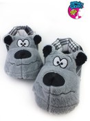 Resim Unisex Gri Sevimli Panduf Ev Terliği JW079 