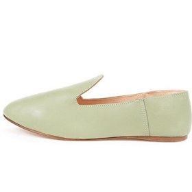 Resim Osay Yeşil Kadın Deri Loafer LA GREEN 
