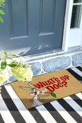 Resim Whats Up Kapı Önü Paspası Dekoratif Kapı Paspası Dış Mekân Paspas Ev İçi Paspası 45x70cm 