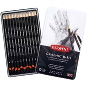 Resim Derwent Graphic B-9H - 12'li 