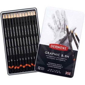 Resim Derwent Graphic B-9H - 12'li 