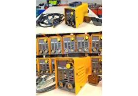 Resim Elektrikli Inverter Mini Kaynak Makinası 200 Amper Kaliteli 3.25 Elektrod Yakar Gözlük Full Set 