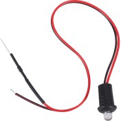 Resim Blueleskyy 12V Yanıp Sönen Kukla Sahte Araba Alarmı Dash Montajlı LED Işık Hızlı (Kırmızı) (Yurt Dışından) 