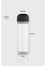 Resim Renga Line 105 Ml Siyah Kapaklı Cam Tuzluk 121014 Siyah 