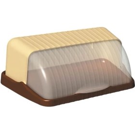 Resim Omnipazar SY-5325 Plastik Elite Ekmek Kutusu Kahverengi 