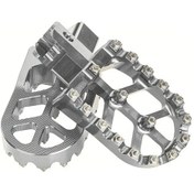 Resim Hightower 7 Renk Seçenekli 17 Parça Motor Alüminyum Pedal Ayaklığı Ve 2 Aksesuar Seti - Gümüş 