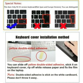 Resim Arabulalaca Apple Macbook Pro 15,4' A1707 Yurtdışı Cihazlarınız İçin Klavye Kuruyucu Us English 