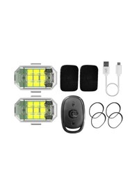 Resim Uzaktan Kumandalı Led Araba Modifiye Elektrikli Araba Uyarı Kuyruk Lambası, Özellikler: 2 Işık Rc Diğer 