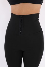 Resim Litex Sauna Termal Sauna Zayıflatan Ve Bel Incelten Agraflı Tayt 