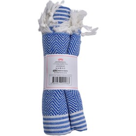 Resim Med Seri Indigo Peştamal 90X165cm - AÇIK MAVİ / STD 